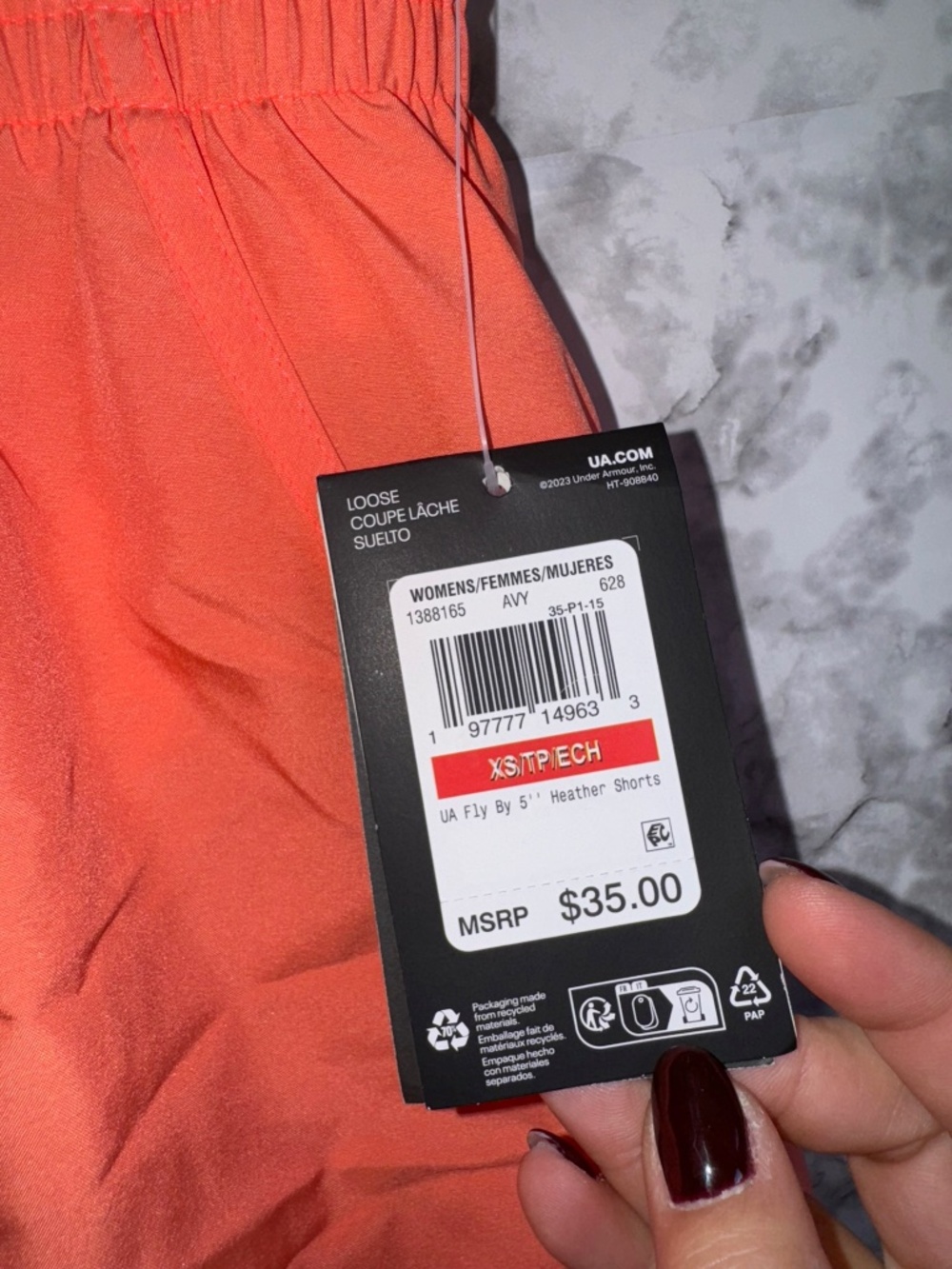 NWT! Under Armour Women's Fly By running shorts- Women's XS - Picture 2 of 7